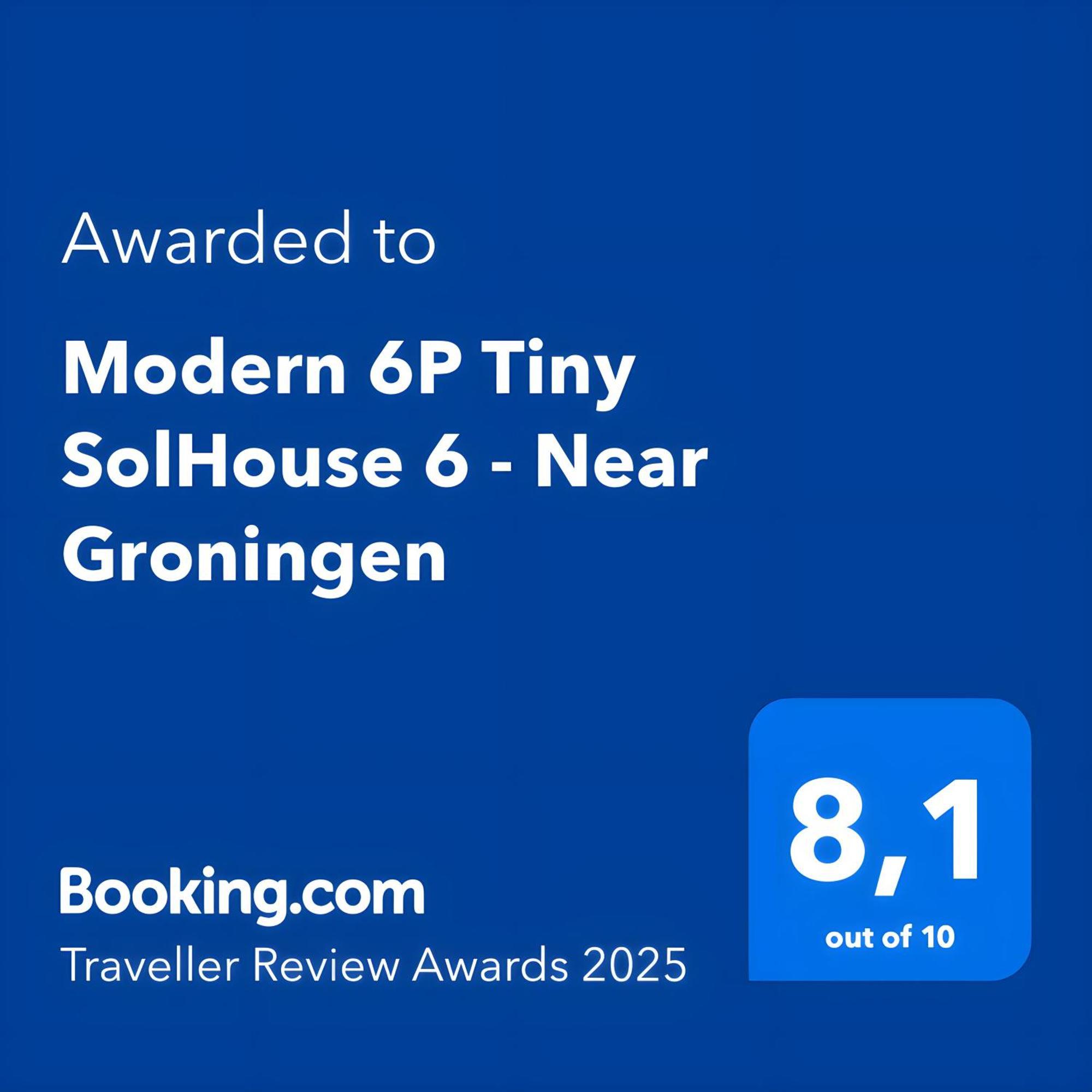 Modern 6P Tiny Solhouse 6 - Near Groningen Villa Kropswolde Eksteriør billede